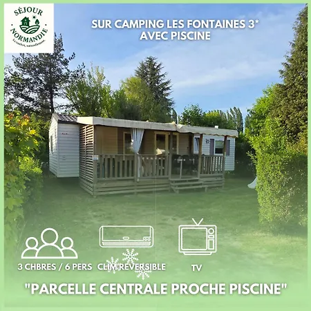 Sejour Normandie - Mobilhome Confort 3ch-6p Avec Tv-clim Dans L'eure *